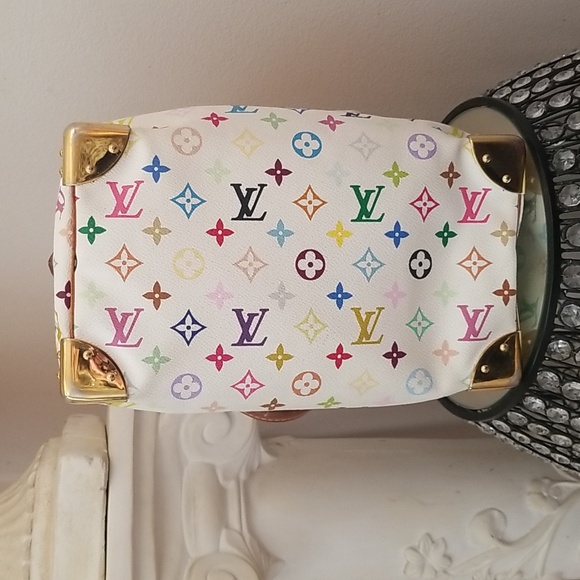 💟Louis Vuitton Takashi Murakami Speedy White/LIMITED EDITION💟 - Picture 9 of 14